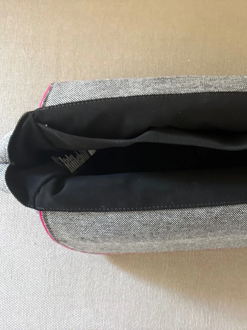 Dyson Supersonic Hair Dryer Travel Storage Bag Grey Pink Piping